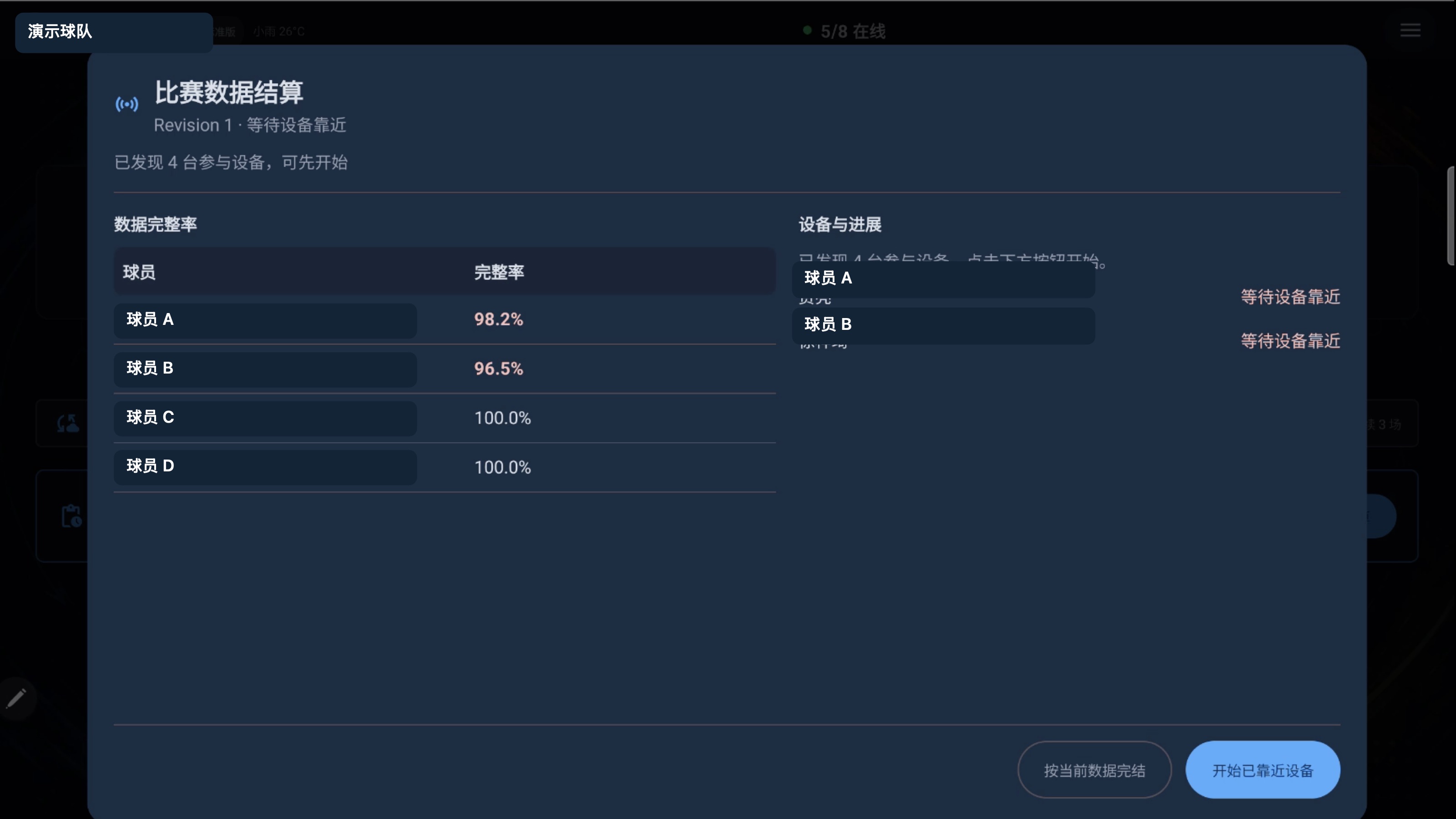 匿名球员比赛数据完整率
